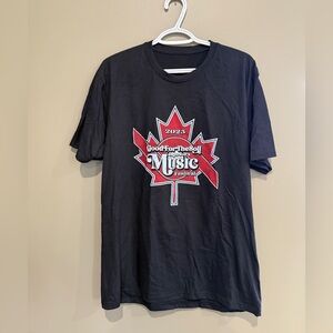 🔴2/$10 SALE🔴Black Ingersoll Music Festival T-Shirt